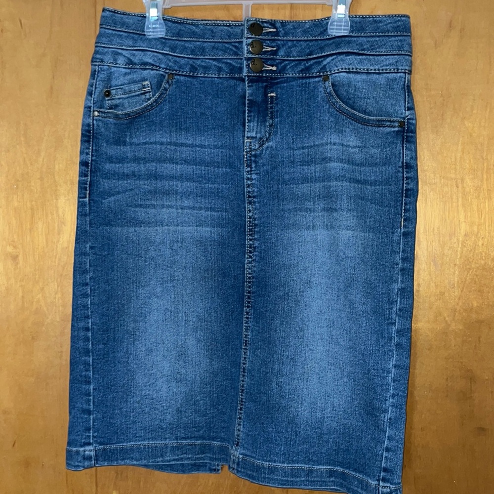 denim jean skirt